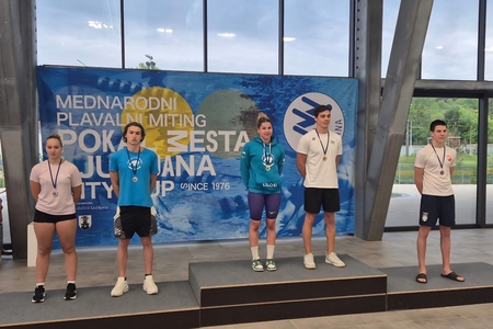 Calcitovi plavalci uspešni na mednarodnem mitingu Pokal mesta Ljubljana