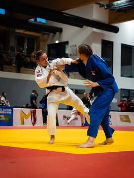 Judoistka Haya Veinhandl Obaid na Koroška Open 2026 prvič nastopila v višji težnostni kategoriji in se odlično odrezala (1)